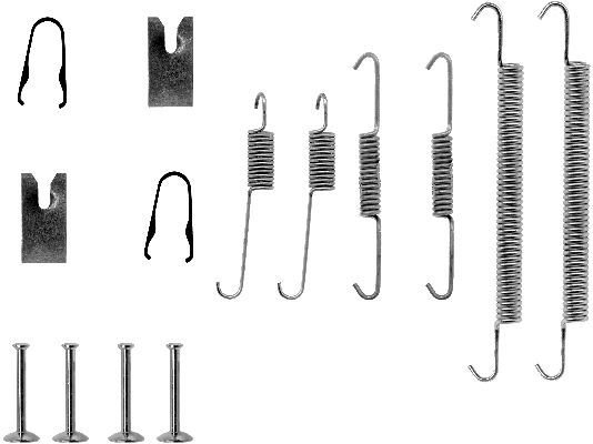 TEXTAR Zubehörsatz, Bremsbacken 97011200