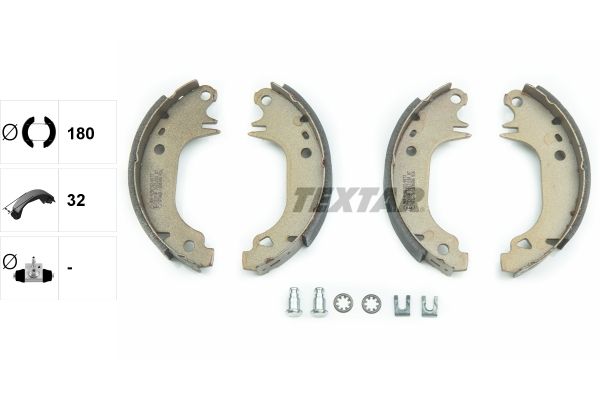 TEXTAR Bremsbackensatz 91038203