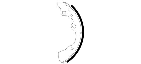 TEXTAR Bremsbackensatz 91040000