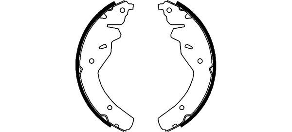 TEXTAR Bremsbackensatz 91055900