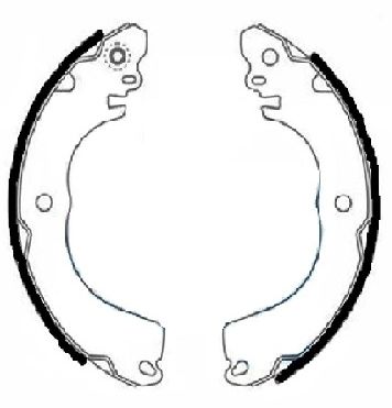 TEXTAR Bremsbackensatz 91078800