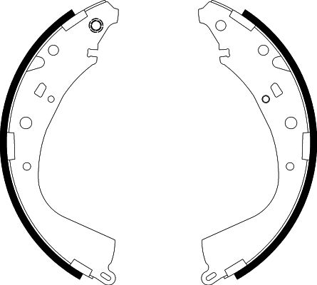 TEXTAR Bremsbackensatz 91088800