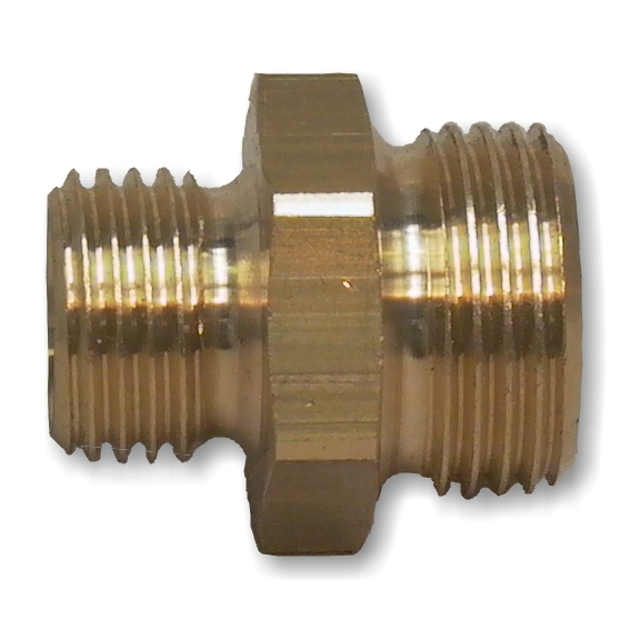 Doppelnippel R 1/4" x R 3/8" außen