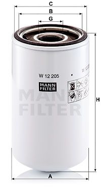 MANN-FILTER Ölfilter W 12 205