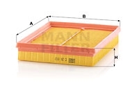 MANN-FILTER Luftfilter C 26 012