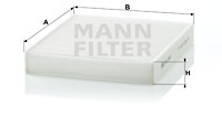 MANN-FILTER Filter, Innenraumluft CU 2440