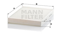 MANN-FILTER Filter, Innenraumluft CU 2842