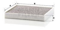 MANN-FILTER Filter, Innenraumluft CUK 2143