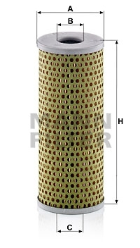 MANN-FILTER Filter, Arbeitshydraulik H 729