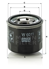 MANN-FILTER Ölfilter W 6011
