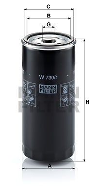 MANN-FILTER Ölfilter W 730/1