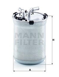 MANN-FILTER Kraftstofffilter WK 823/2