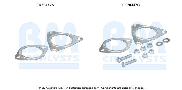 BM Catalysts Montagesatz, Abgasrohr FK70447