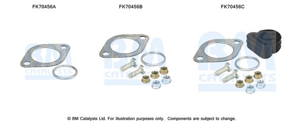BM Catalysts Montagesatz, Abgasrohr FK70456