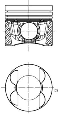 KOLBENSCHMIDT Kolben 40776600