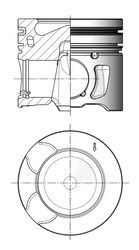 KOLBENSCHMIDT Kolben 41251610