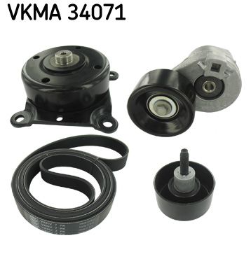 SKF Keilrippenriemensatz VKMA 34071