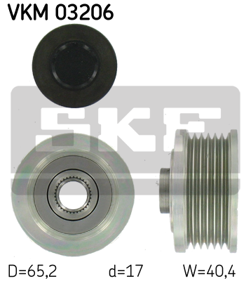 SKF Generatorfreilauf VKM 03206
