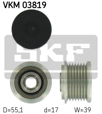 SKF Generatorfreilauf VKM 03819