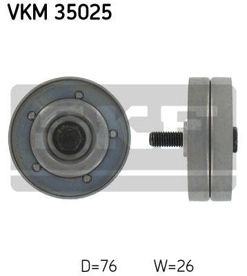SKF Umlenk-/Führungsrolle, Keilrippenriemen VKM 35025