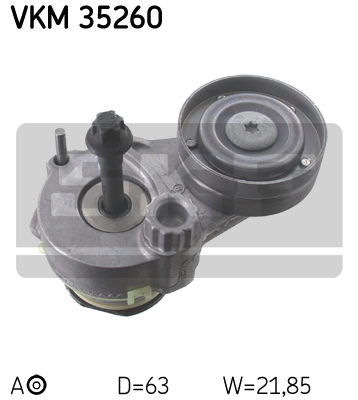 SKF Riemenspanner, Keilrippenriemen VKM 35260