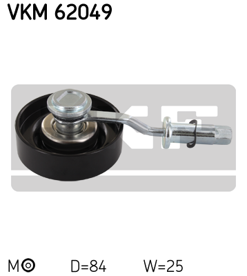 SKF Riemenspanner, Keilrippenriemen VKM 62049