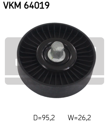 SKF Umlenk-/Führungsrolle, Keilrippenriemen VKM 64019