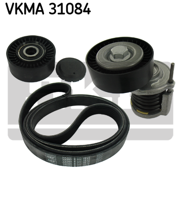 SKF Keilrippenriemensatz VKMA 31084