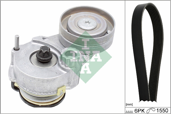 Schaeffler INA Keilrippenriemensatz 529 0328 10