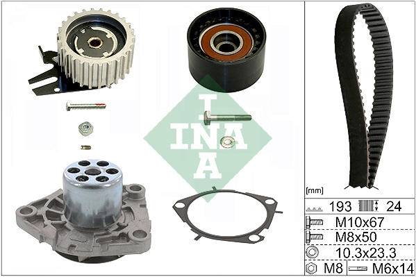 Schaeffler INA Wasserpumpe + Zahnriemensatz 530 0561 30