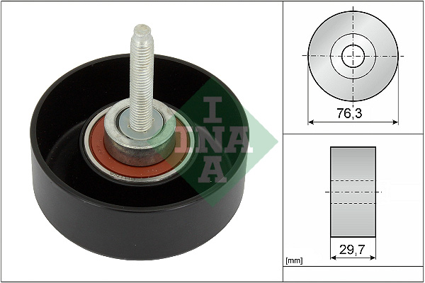 Schaeffler INA Umlenk-/Führungsrolle, Keilrippenriemen 532 0651 10