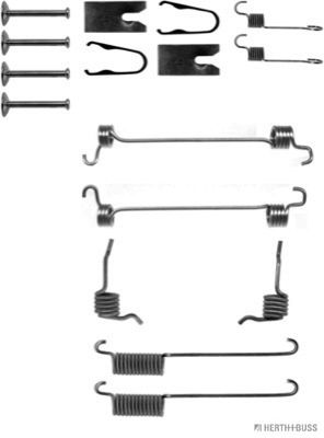 Herth+Buss Jakoparts Zubehörsatz, Bremsbacken J3563008