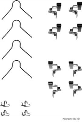 Herth+Buss Jakoparts Zubehörsatz, Scheibenbremsbelag J3662000
