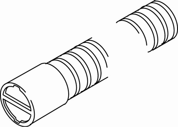 Webasto - Luftansaugschalldämpfer - Durchmesser Innen = 30 mm, Länge = 1160 mm,PAP/PAK