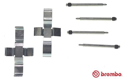 BREMBO Zubehörsatz, Scheibenbremsbelag A 02 279
