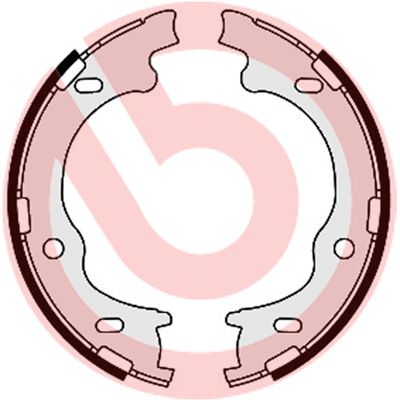 BREMBO Bremsbackensatz, Feststellbremse S 30 529