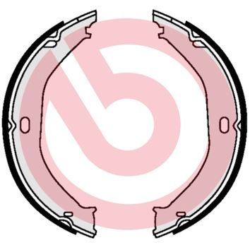 BREMBO Bremsbackensatz, Feststellbremse S 37 505