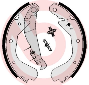BREMBO Bremsbackensatz S 59 509