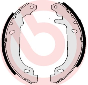 BREMBO Bremsbackensatz S 68 520