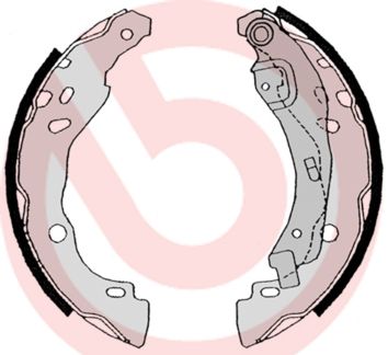 BREMBO Bremsbackensatz S 68 525