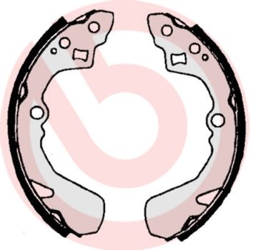 BREMBO Bremsbackensatz S 79 515