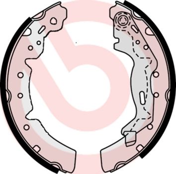 BREMBO Bremsbackensatz S 83 510