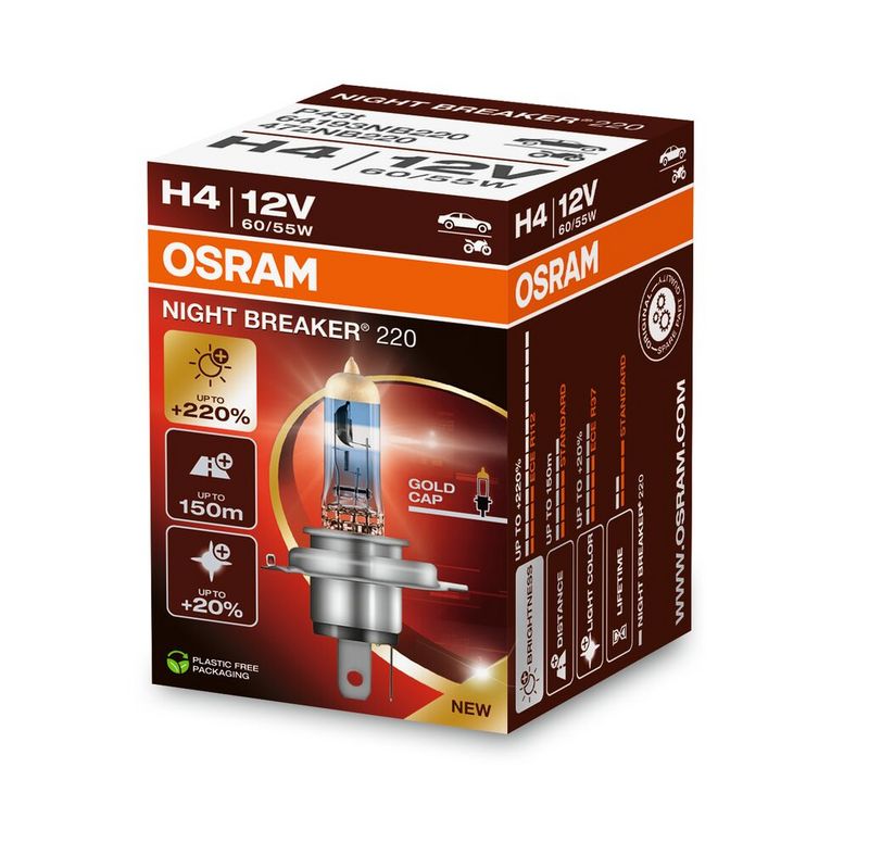 ams-OSRAM Glühlampe, Fernscheinwerfer 64193NB220