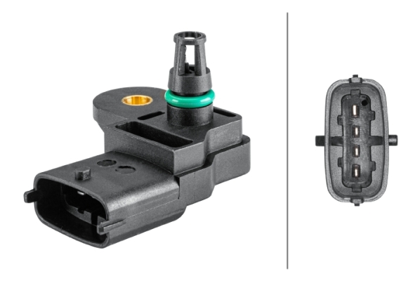 HELLA Sensor, Saugrohrdruck 6PP 358 152-191