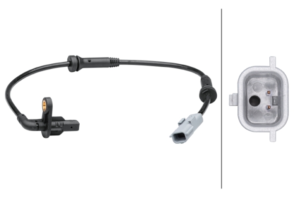 HELLA Sensor, Raddrehzahl 6PU 012 679-191