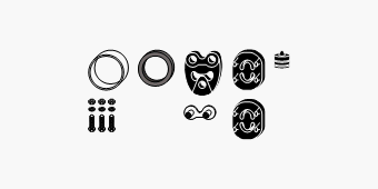 HJS Montagesatz, Abgasanlage 82 13 2519