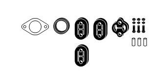 HJS Montagesatz, Abgasanlage 82 42 4253