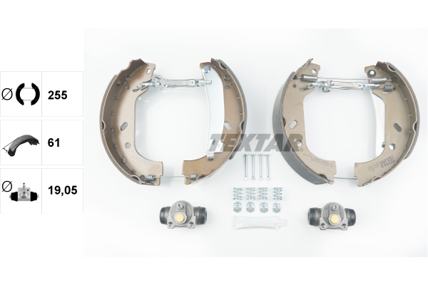 TEXTAR Bremsbackensatz 84047800