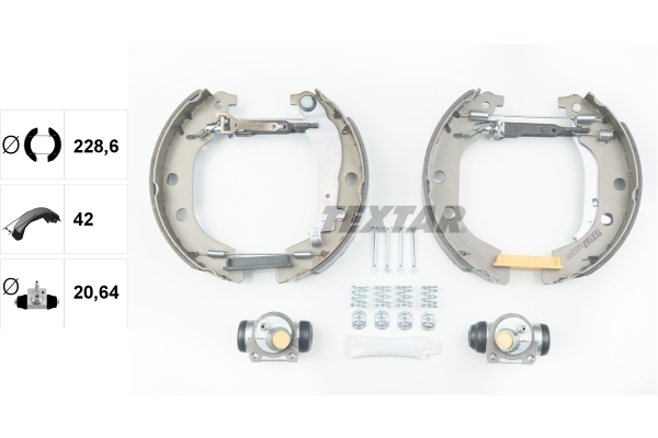TEXTAR Bremsbackensatz 84052600