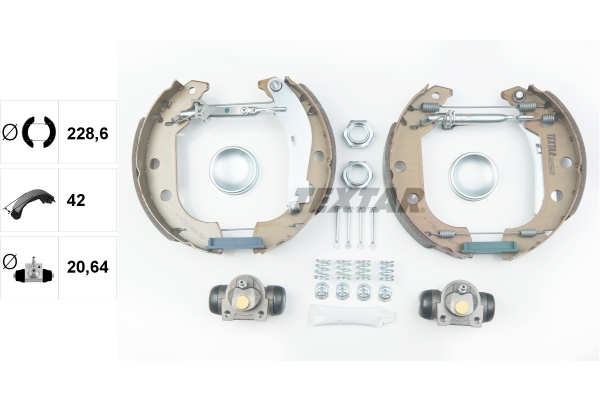 TEXTAR Bremsbackensatz 84056600